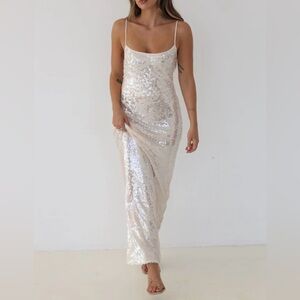 NWT Rumored “Glinda” Vintage Slip Maxi Dress